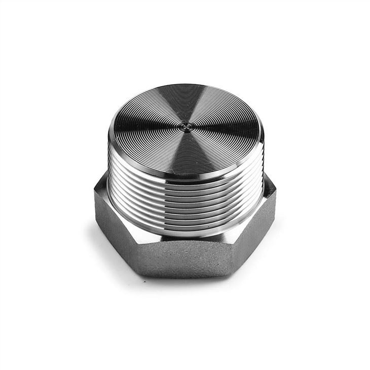Conector De Tubería De Rosca Macho Avellanada Hexagonal De Acero Inoxidable