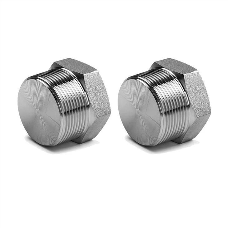 Conector De Tubería De Rosca Macho Avellanada Hexagonal De Acero Inoxidable